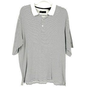 Wedge Golf & Beyond Mens Size L White Black Shirt